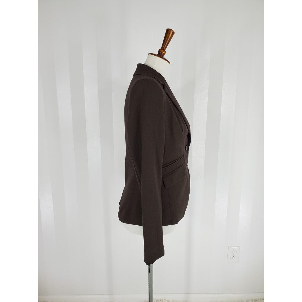 NEW YORK & CO Women's Brown Blazer Sz 6 - Picture 2 of 11